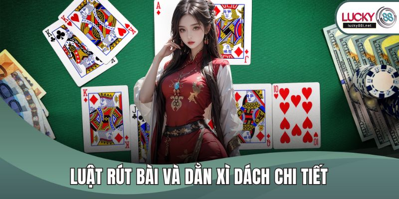Luật rút bài và dằn xì dách chi tiết