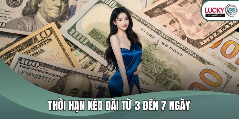 Thời hạn kéo dài từ 3 đến 7 ngày